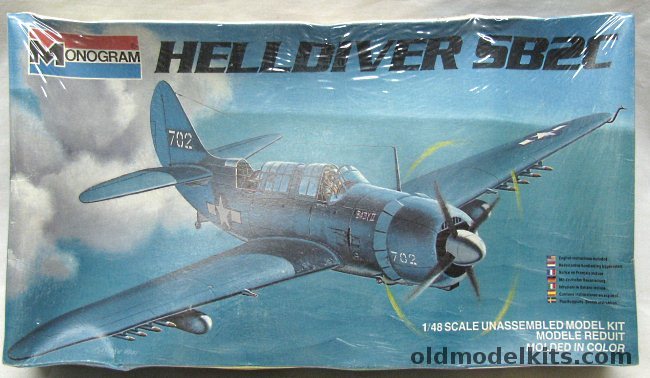 Monogram 1/48 Curtiss SB2C Helldiver - Baby II of VMSB-224 US Marines, 6831 plastic model kit